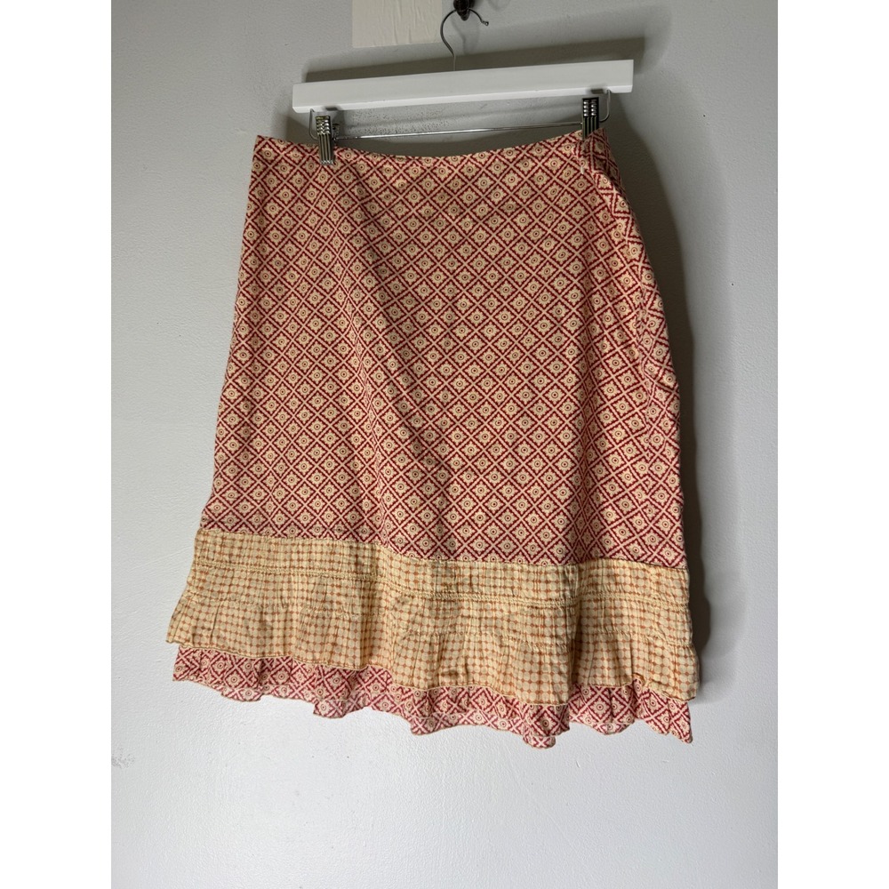 American Eagle‎ Skirt Womens 10 Tiered Ruffle Mid Cottagecore Lacework